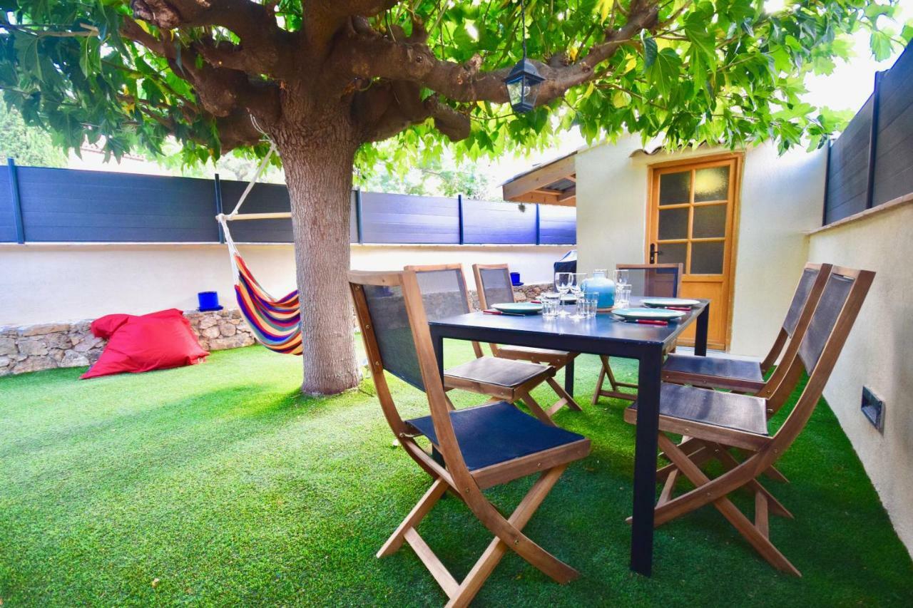 Charmante Maison Centre-Ville Sainte-Maxime, Plages A 2 Pas Luaran gambar